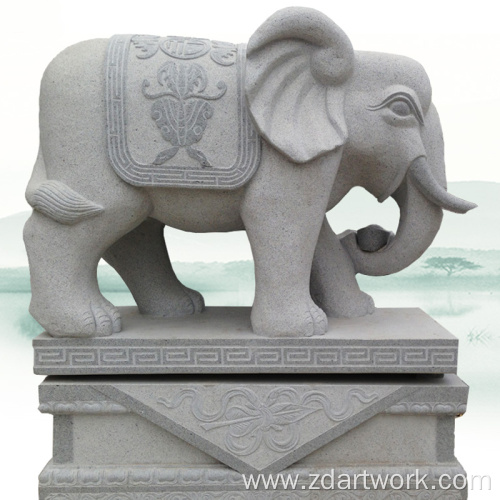 Landscape giant stone carving animals
